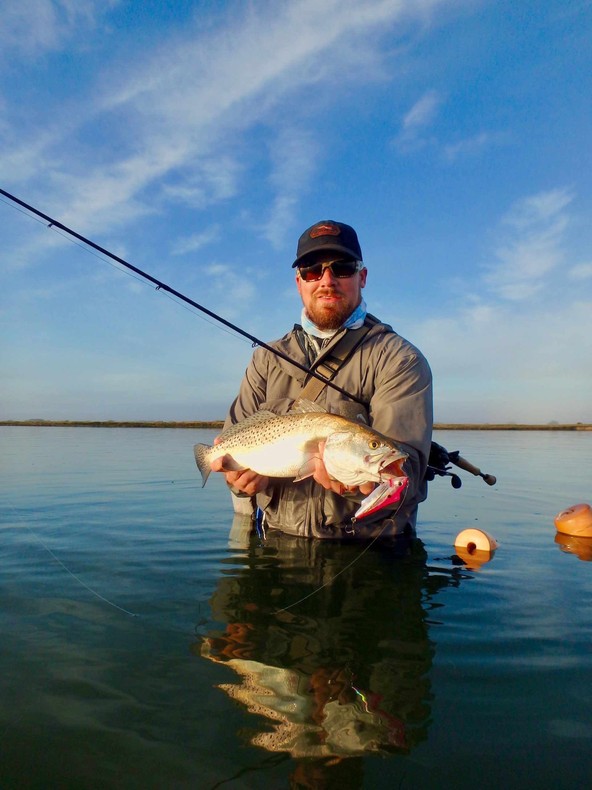 Wade Fishing a Coastal Winter - Bay Flats Lodge